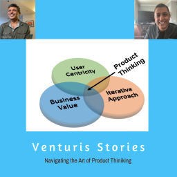 Podcast thumbnail for Venturis Stories: Navigating the Art of Product Thinking
