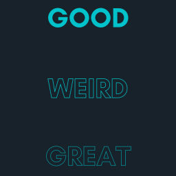 Podcast thumbnail for Good Weird Great