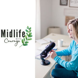 Podcast thumbnail for Midlife with Courage