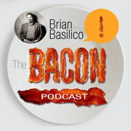 Podcast thumbnail for The Bacon Podcast with Brian Basilico | CURE Your Sales & Marketing with Ideas That Make It SIZZLE!