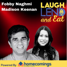 Podcast thumbnail for Laugh, Lend and Eat