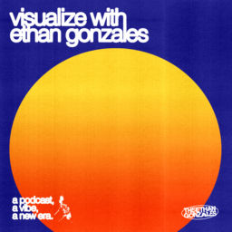 Podcast thumbnail for visualize with ethan gonzales