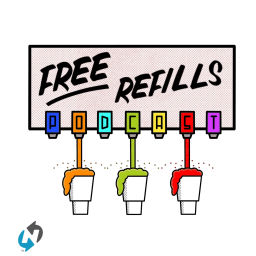Podcast thumbnail for Free Refills Podcast