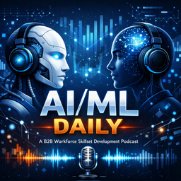 Podcast thumbnail for AI/ML daily a b2b workforce skilllset development podcast