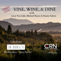 Podcast thumbnail for Vine, Wine & Dine