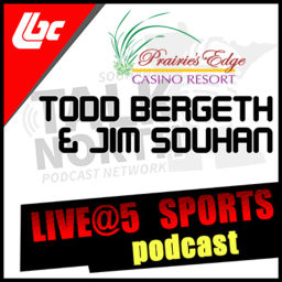 Podcast thumbnail for Live @ 5 Sports