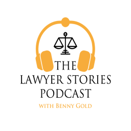 Podcast thumbnail for The Lawyer Stories Podcast