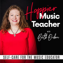 Podcast thumbnail for Happier Music Teacher