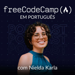 Podcast thumbnail for freeCodeCamp Podcast em português