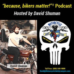 Podcast thumbnail for “because, bikers matter!” ® Podcast