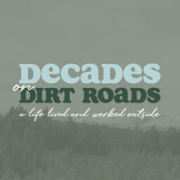Podcast thumbnail for Decades on Dirt Roads