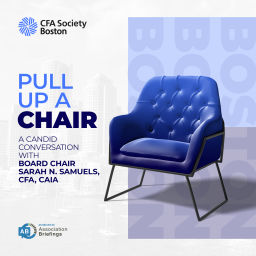 Podcast thumbnail for Pull Up a Chair with CFA Society Boston