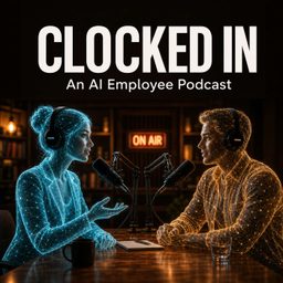 Podcast thumbnail for Clocked In: An AI Employee Podcast