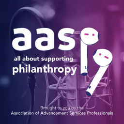 Podcast thumbnail for All About Supporting Philanthropy