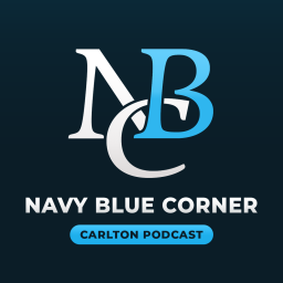 Podcast thumbnail for Navy Blue Corner - Carlton FC