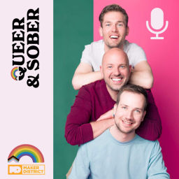Podcast thumbnail for Queer & Sober