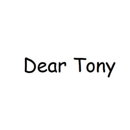 Podcast thumbnail for Dear Tony