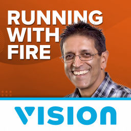 Podcast thumbnail for Running with Fire with Tak Bhana