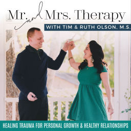 Podcast thumbnail for Mr and Mrs Therapy | Trauma, PTSD, Communication, Anxiety, Depression, EMDR, Marriage, Mental Health