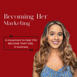 Podcast thumbnail for Becoming Her Marketing