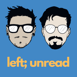 Podcast thumbnail for left; unread