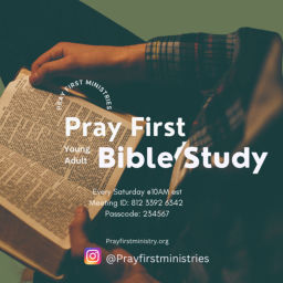 Podcast thumbnail for Pray First Bible Study