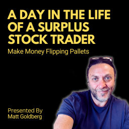 Podcast thumbnail for A Day In The Life Of A Surplus Stock Trader (Flipping Pallets)