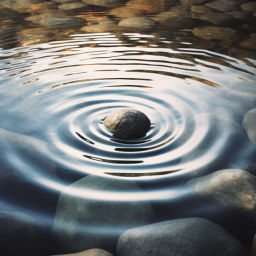 Podcast thumbnail for A pebble in a pond