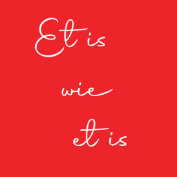 Podcast thumbnail for Et is wie et is