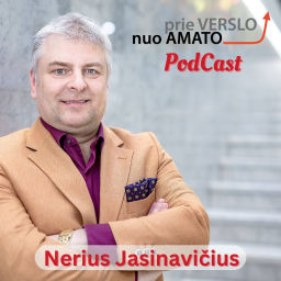Podcast thumbnail for Nuo Amato prie Verslo