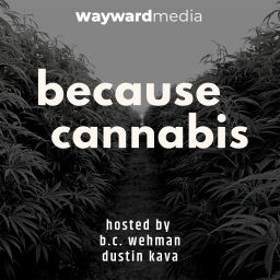 Podcast thumbnail for because cannabis