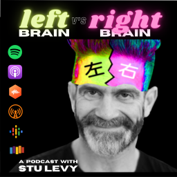 Podcast thumbnail for Left Brain vs. Right Brain with Stu Levy