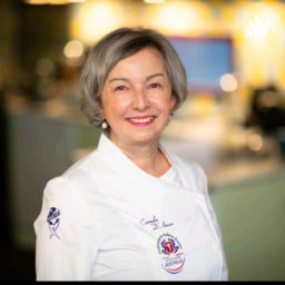 Podcast thumbnail for Let food be thy medicine by Carmela D'Amore founder and CEO of Carmela's Cucina Class