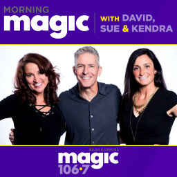 Podcast thumbnail for Morning MAGIC with David, Sue, & Kendra